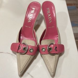 Prada kitten heels size 7.5